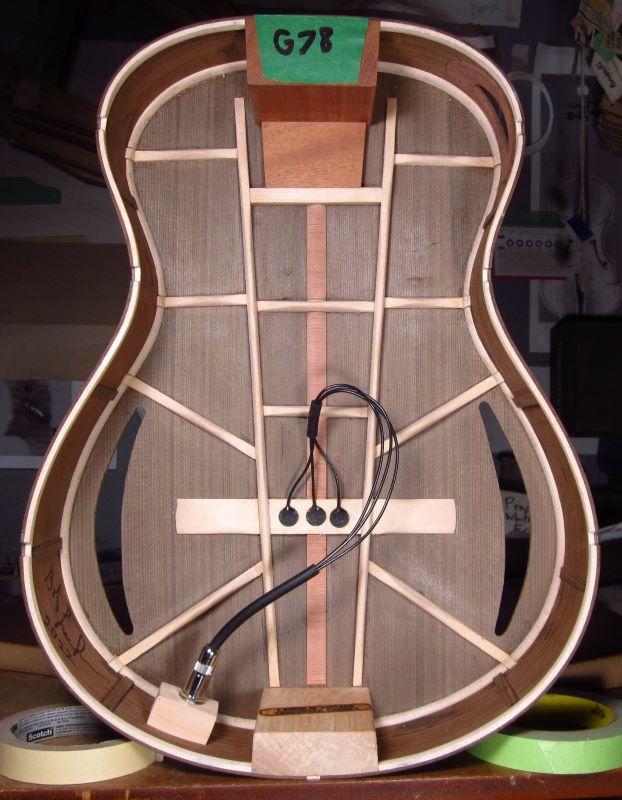 Laughlin RRL nylon string tailpiece guitar